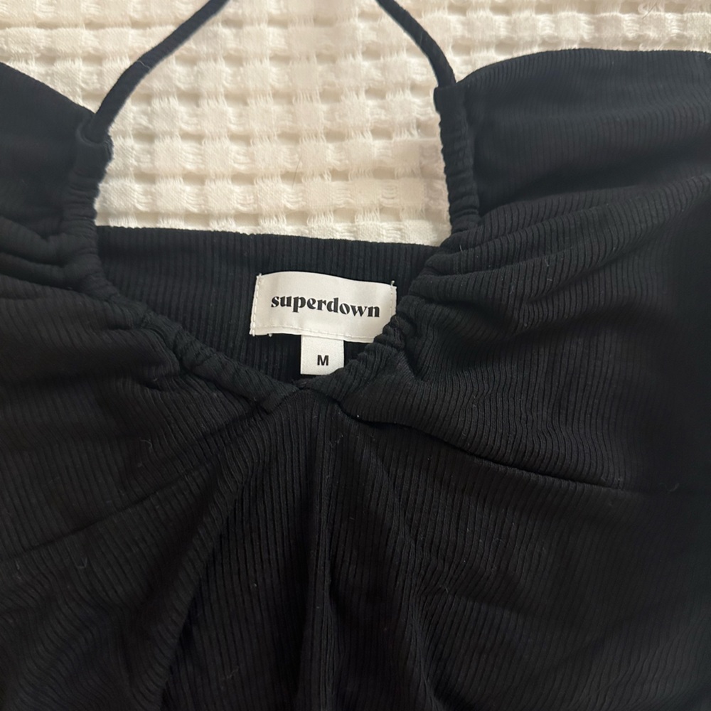 Superdown/Revolve - Devon Halter Top, Black, Medi… - image 4